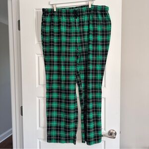 Nap Chat green plaid pajamas pants